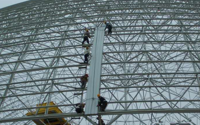 上饶网架装配好以后应当留神哪八项验收事件